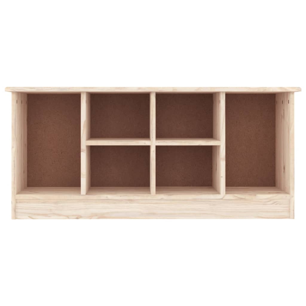 Panca Porta Scarpe ALTA 100x35x45 cm in Legno Massello di Pino