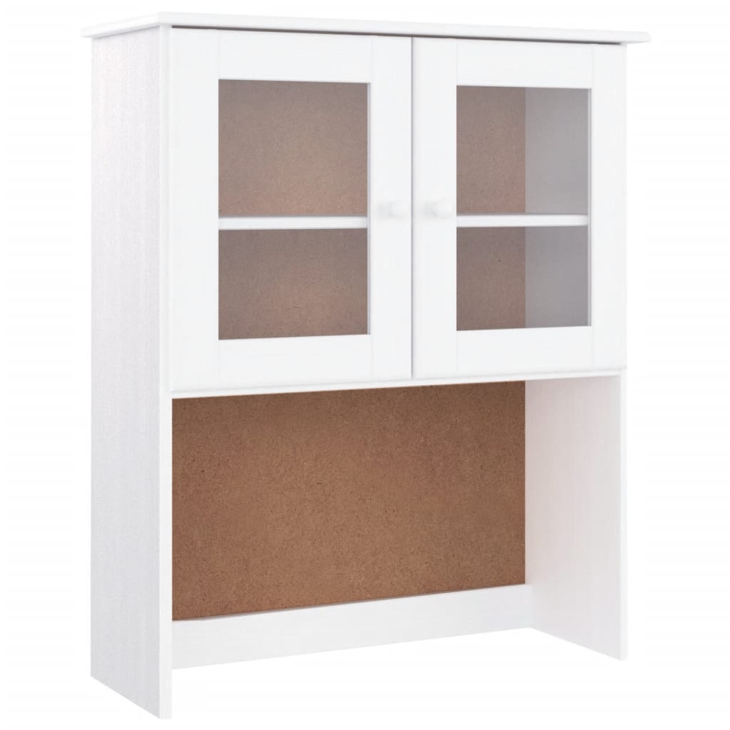 Piano ComÃ² ALTA Bianco 77x30x92 cm in Legno Massello di Pino