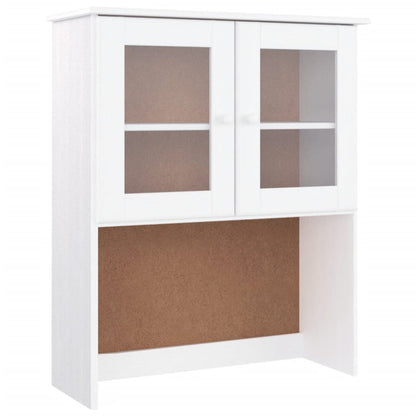 Piano ComÃ² ALTA Bianco 77x30x92 cm in Legno Massello di Pino