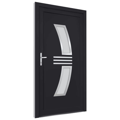Porta Ingresso Antracite 98x208 cm in PVC