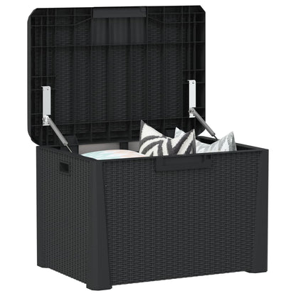 Baule da Giardino Antracite 125 L in PP