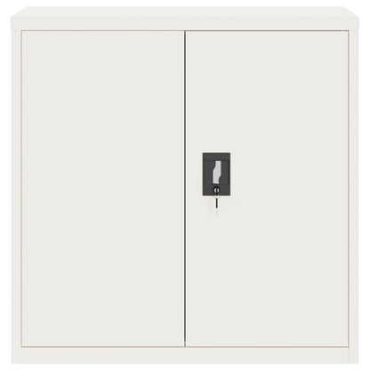 Armadio Classificatore Bianco 90x40x90 cm in Acciaio