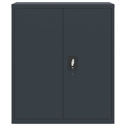 Armadio Classificatore Antracite 90x40x105 cm in Acciaio