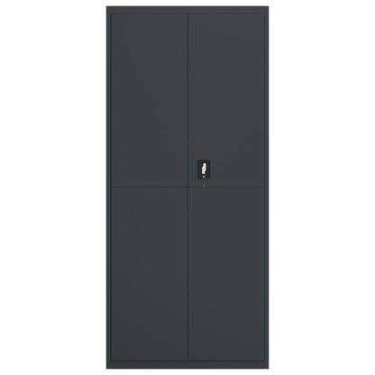Armadio Classificatore Antracite 90x40x200 cm in Acciaio