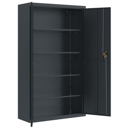 Armadio Classificatore Antracite 105x40x180 cm in Acciaio