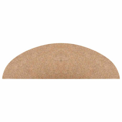 Tappetini Autoadesivi per Scale 10pz Beige 56x17x3 cm