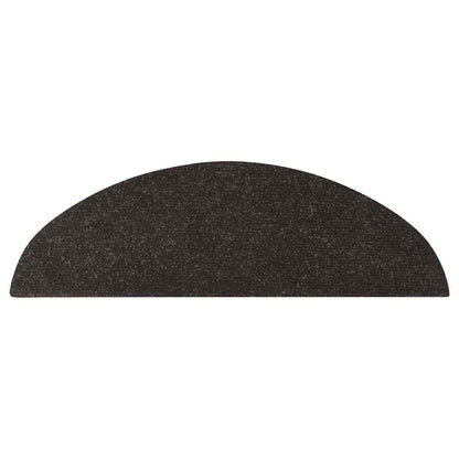 Tappetini Autoadesivi per Scale 10pz Neri 56x17x3 cm
