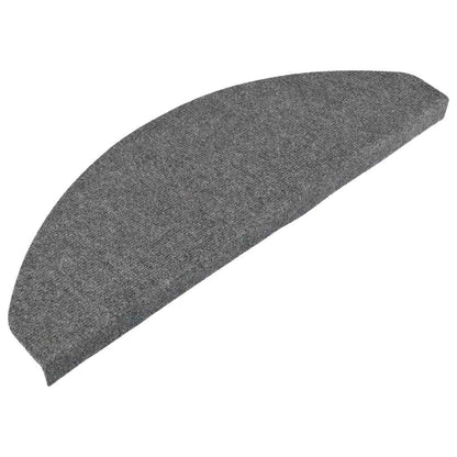 Tappetini Autoadesivi per Scale 10pz Grigi 65x22,5x3,5 cm