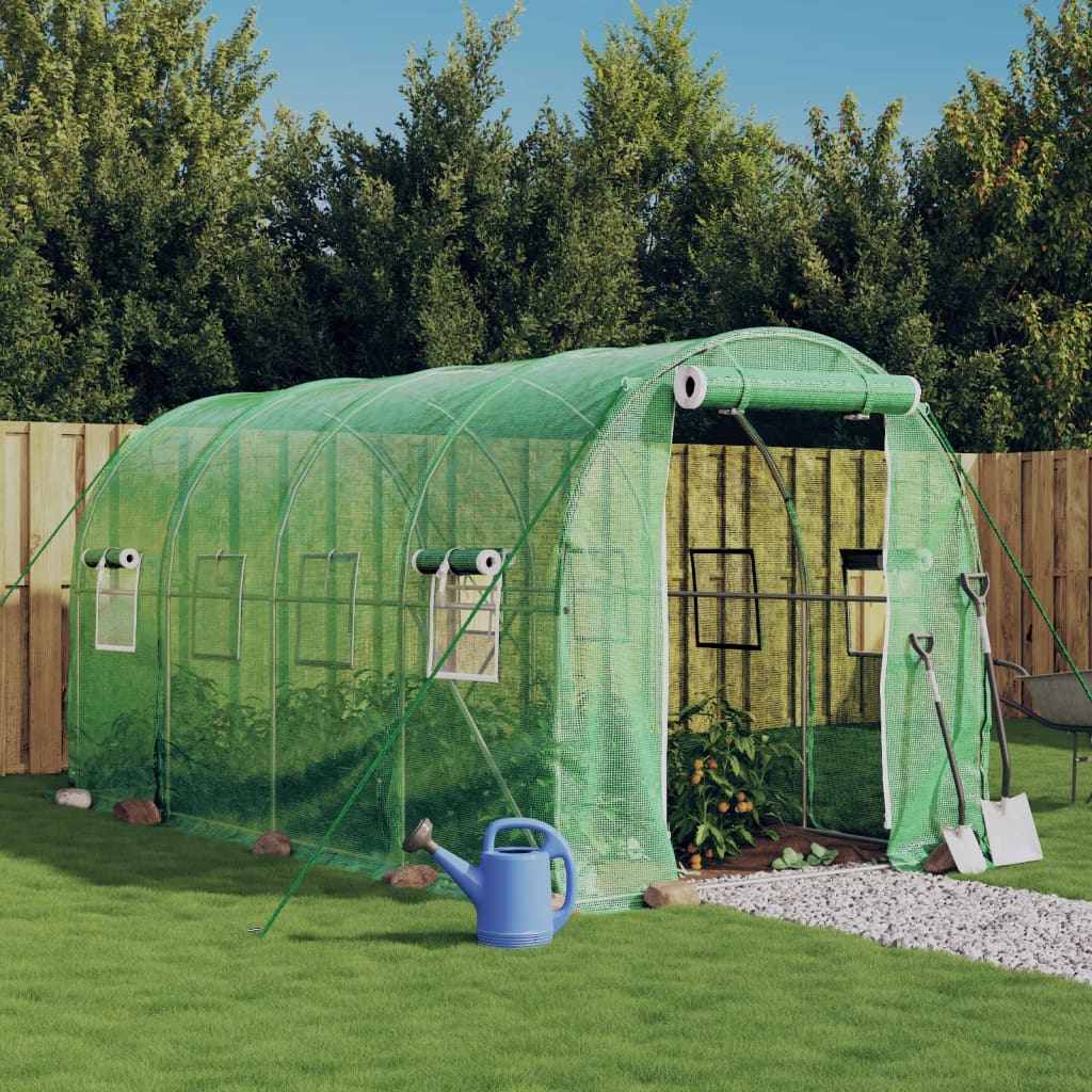 Serra con Telaio in Acciaio Verde 8 mÂ² 4x2x2 m