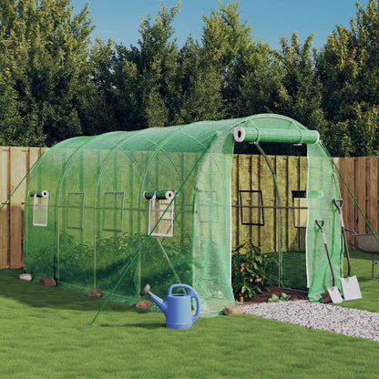 Serra con Telaio in Acciaio Verde 8 mÂ² 4x2x2 m