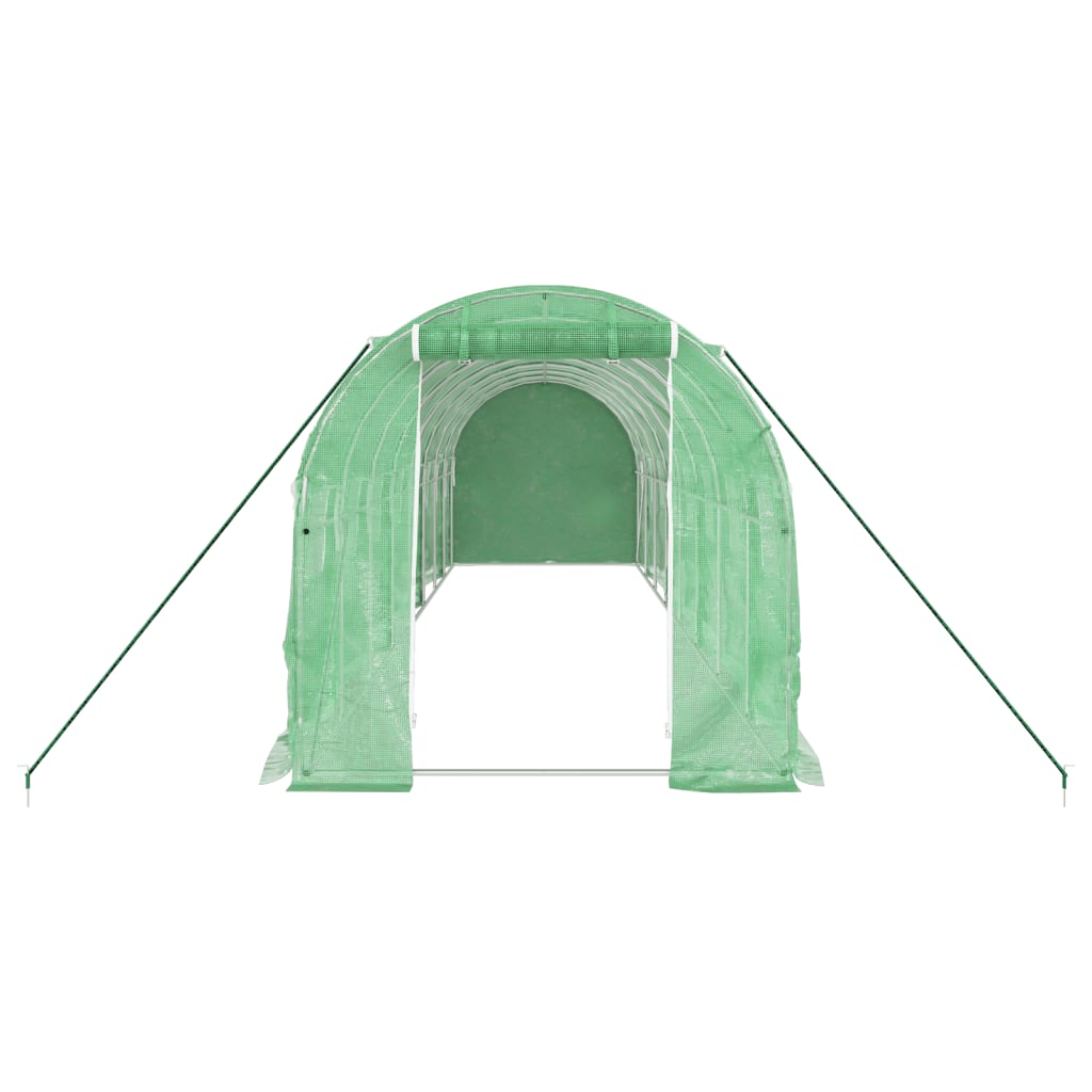 Serra con Telaio in Acciaio Verde 16 mÂ² 8x2x2 m