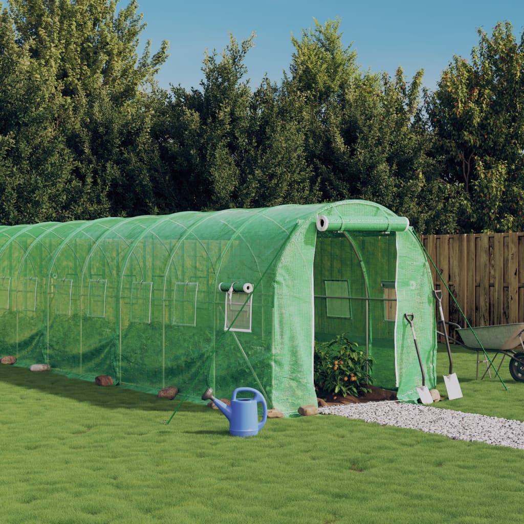 Serra con Telaio in Acciaio Verde 16 mÂ² 8x2x2 m
