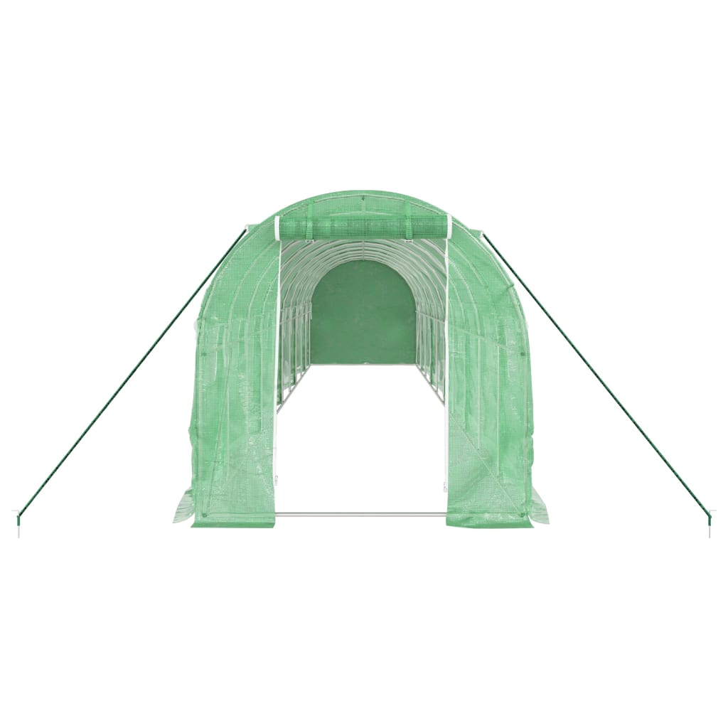 Serra con Telaio in Acciaio Verde 20 mÂ² 10x2x2 m