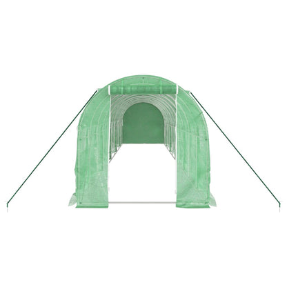 Serra con Telaio in Acciaio Verde 20 mÂ² 10x2x2 m