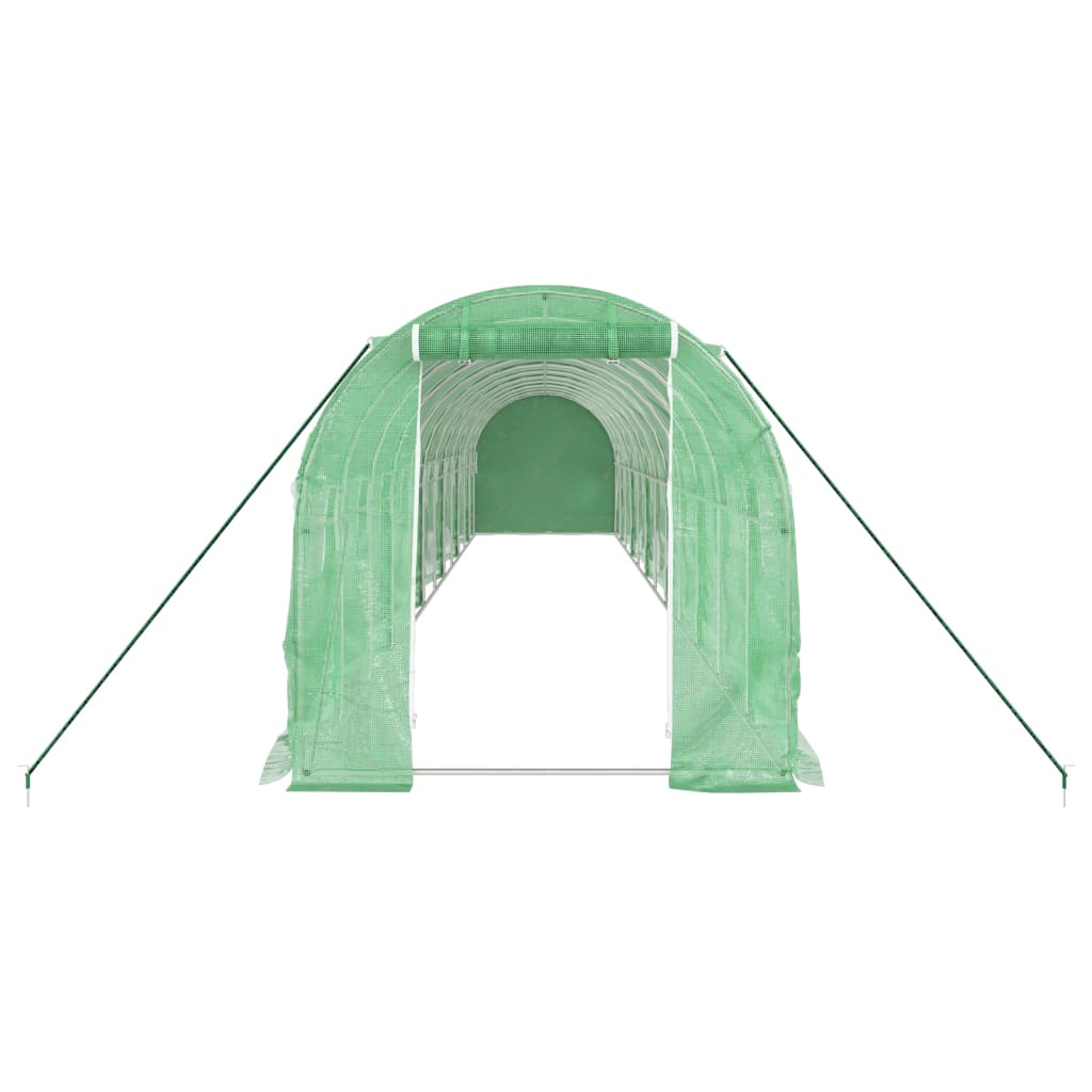 Serra con Telaio in Acciaio Verde 24 mÂ² 12x2x2 m