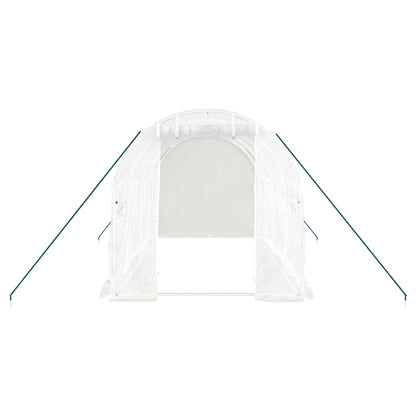 Serra con Telaio in Acciaio Bianco 8 mÃ‚Â² 4x2x2 m