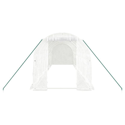 Serra con Telaio in Acciaio Bianco 16 mÃ‚Â² 8x2x2 m