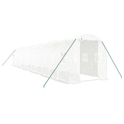 Serra con Telaio in Acciaio Bianco 24 mÃ‚Â² 12x2x2 m