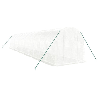 Serra con Telaio in Acciaio Bianco 24 mÃ‚Â² 12x2x2 m