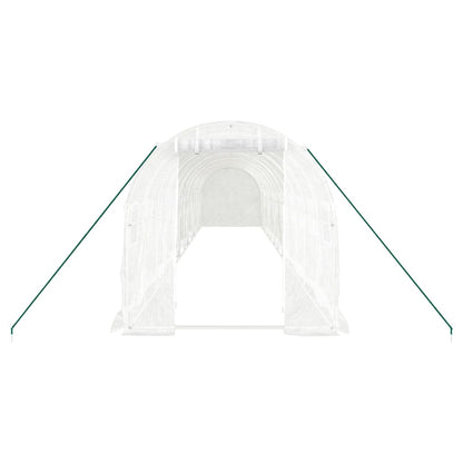 Serra con Telaio in Acciaio Bianco 24 mÃ‚Â² 12x2x2 m