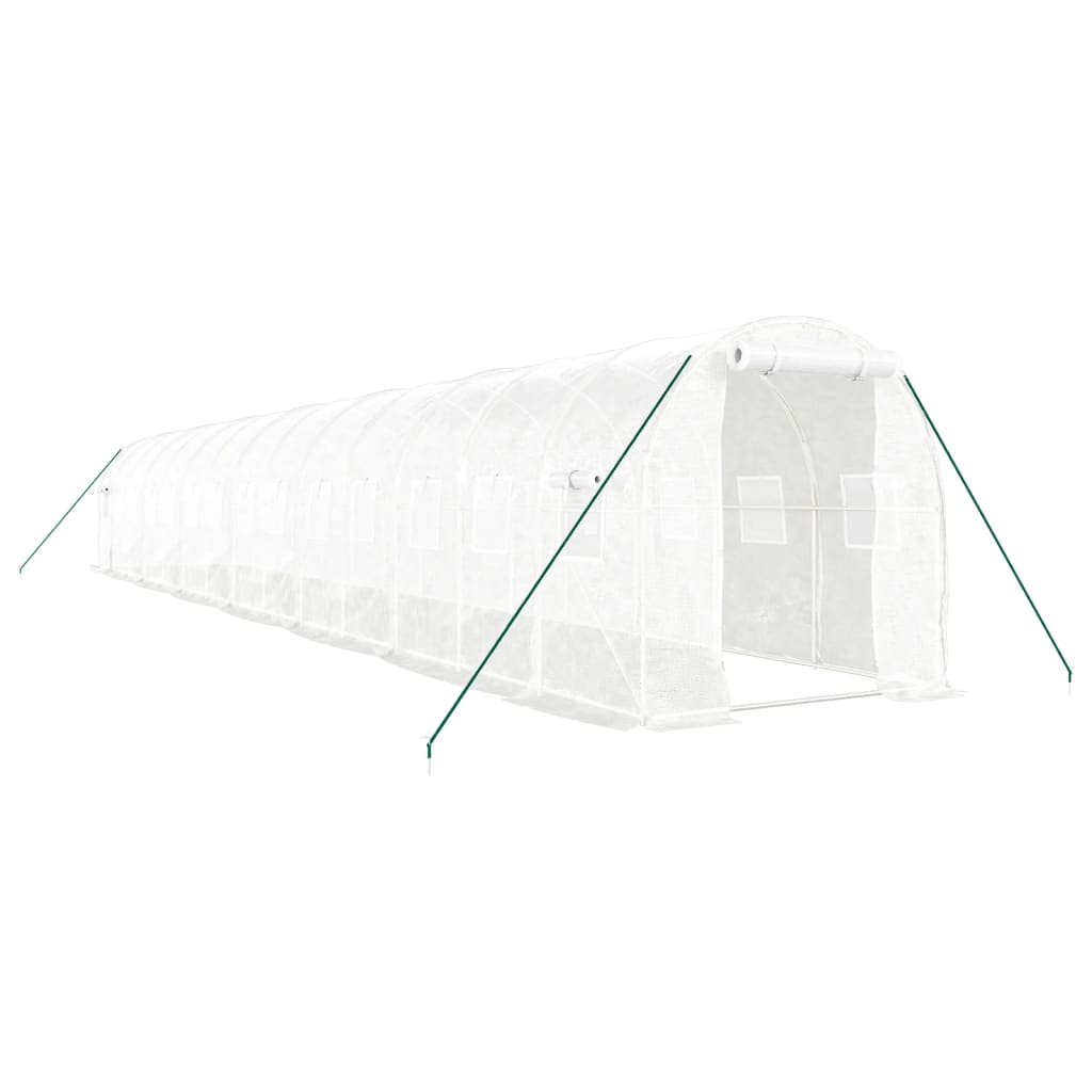 Serra con Telaio in Acciaio Bianco 28 mÃ‚Â² 14x2x2 m