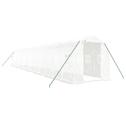 Serra con Telaio in Acciaio Bianco 28 mÃ‚Â² 14x2x2 m