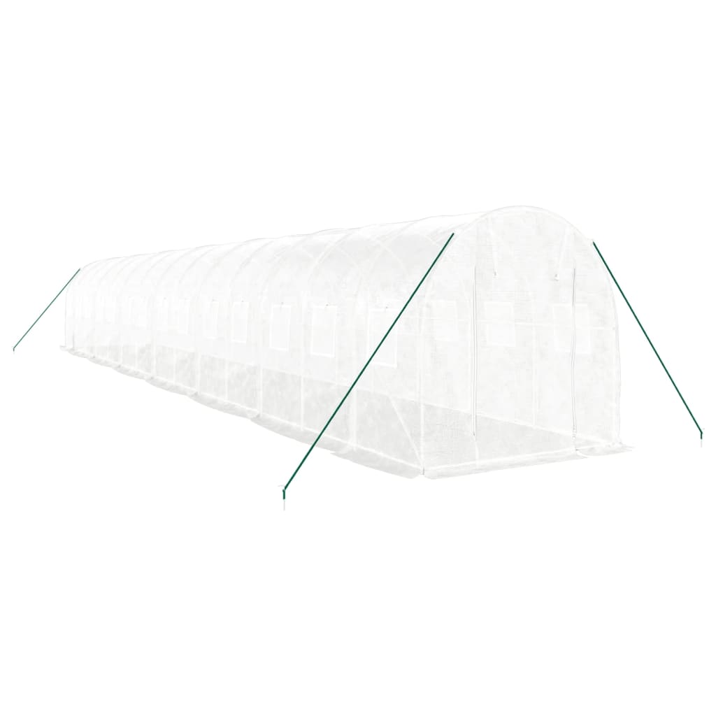 Serra con Telaio in Acciaio Bianco 28 mÃ‚Â² 14x2x2 m