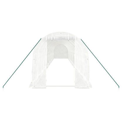 Serra con Telaio in Acciaio Bianco 28 mÃ‚Â² 14x2x2 m
