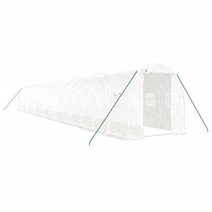 Serra con Telaio in Acciaio Bianco 32 mÃ‚Â² 16x2x2 m