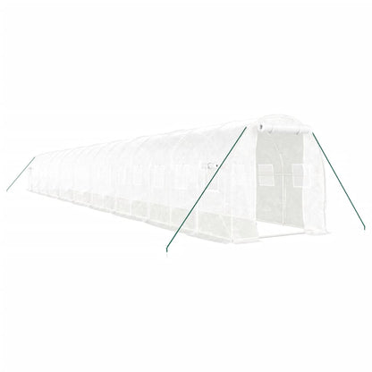 Serra con Telaio in Acciaio Bianco 36 mÃ‚Â² 18x2x2 m
