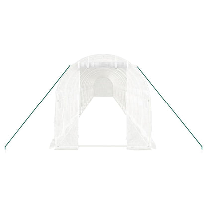Serra con Telaio in Acciaio Bianco 36 mÃ‚Â² 18x2x2 m