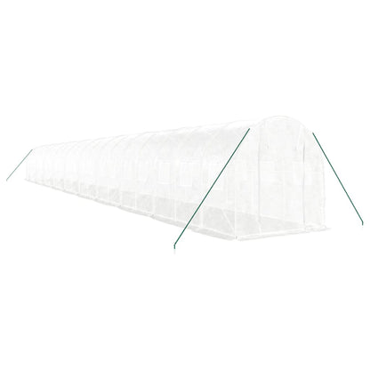 Serra con Telaio in Acciaio Bianco 40 mÃ‚Â² 20x2x2 m
