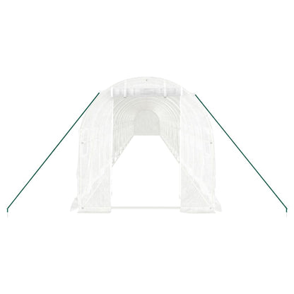 Serra con Telaio in Acciaio Bianco 40 mÃ‚Â² 20x2x2 m