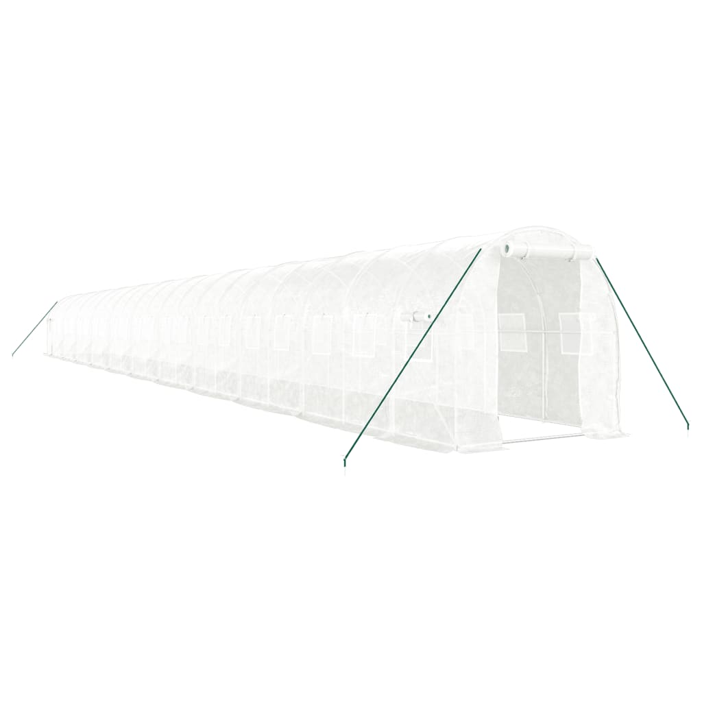 Serra con Telaio in Acciaio Bianco 44 mÃ‚Â² 22x2x2 m