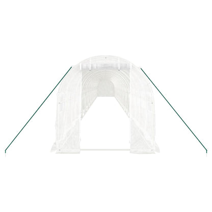 Serra con Telaio in Acciaio Bianco 44 mÃ‚Â² 22x2x2 m