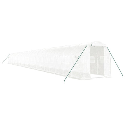 Serra con Telaio in Acciaio Bianco 48 mÃ‚Â² 24x2x2 m