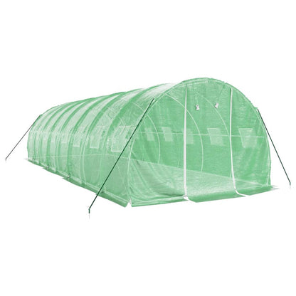 Serra con Telaio in Acciaio Verde 24 mÂ² 8x3x2 m
