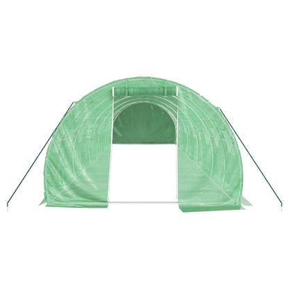 Serra con Telaio in Acciaio Verde 30 mÂ² 10x3x2 m