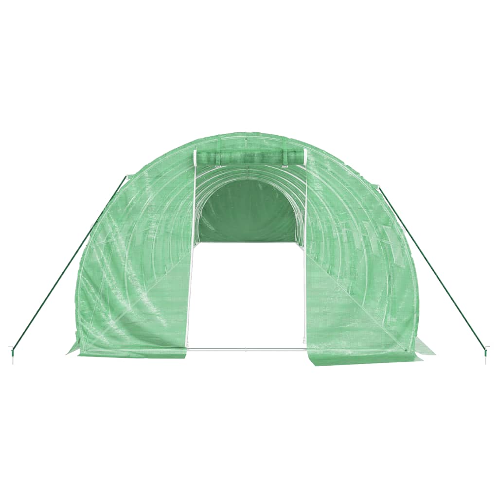 Serra con Telaio in Acciaio Verde 36 mÂ² 12x3x2 m