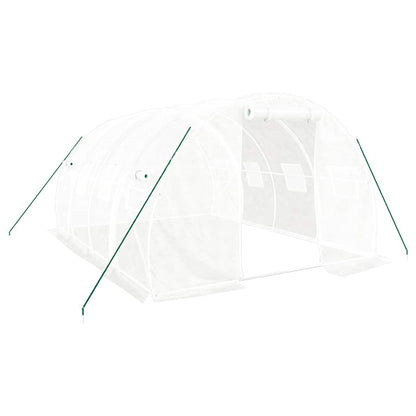 Serra con Telaio in Acciaio Bianco 12 mÃ‚Â² 4x3x2 m