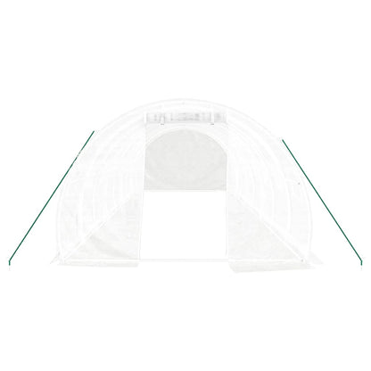 Serra con Telaio in Acciaio Bianco 24 mÂ² 8x3x2 m