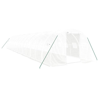 Serra con Telaio in Acciaio Bianco 42 mÂ² 14x3x2 m