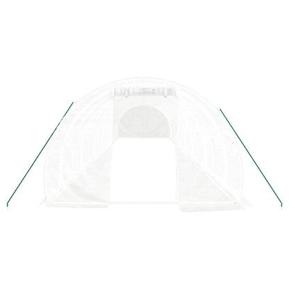 Serra con Telaio in Acciaio Bianco 42 mÂ² 14x3x2 m
