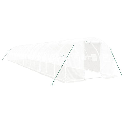 Serra con Telaio in Acciaio Bianco 48 mÂ² 16x3x2 m