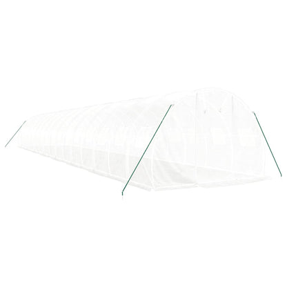 Serra con Telaio in Acciaio Bianco 48 mÂ² 16x3x2 m