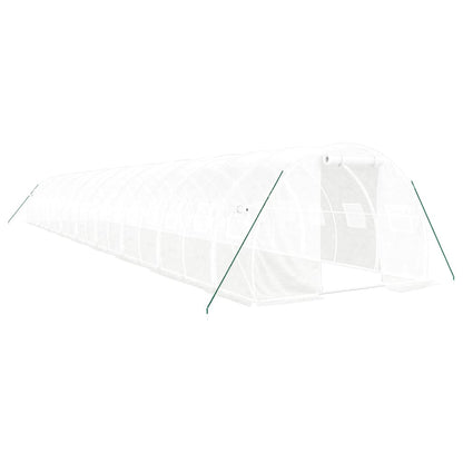 Serra con Telaio in Acciaio Bianco 54 mÂ² 18x3x2 m