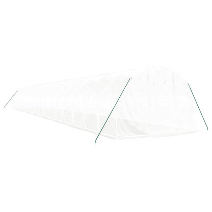 Serra con Telaio in Acciaio Bianco 54 mÂ² 18x3x2 m