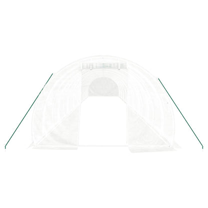 Serra con Telaio in Acciaio Bianco 54 mÂ² 18x3x2 m