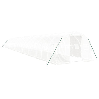 Serra con Telaio in Acciaio Bianco 60 mÂ² 20x3x2 m