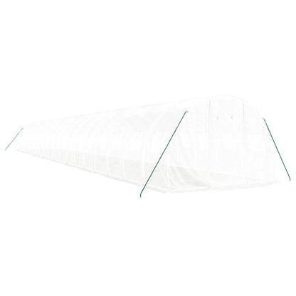 Serra con Telaio in Acciaio Bianco 60 mÂ² 20x3x2 m
